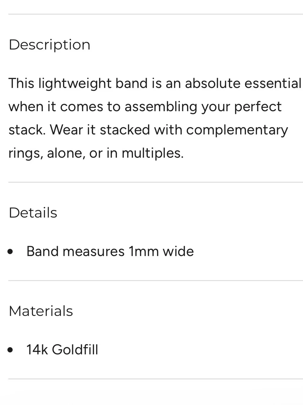 Leah Alexandra Stacking Ring - Picture 4 of 4